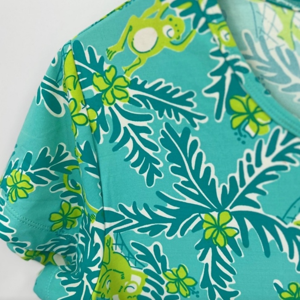 Lilly Pulitzer Vintage Monkey Print Dress Size M ~ - Picture 4 of 4